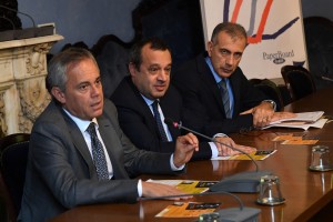 Da sinistra: Giancarlo Tonelli, Pier Luigi Sforza, Steven Tranquilli 